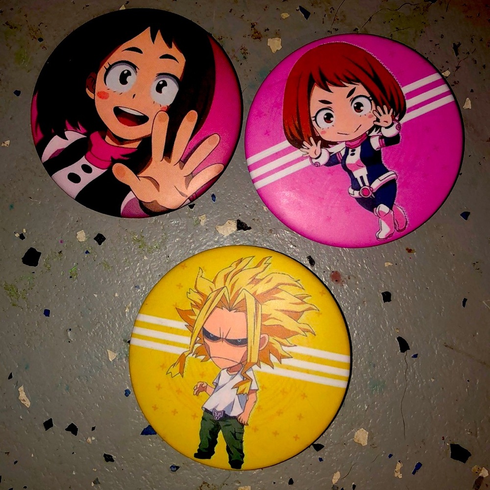 My hero academia pins